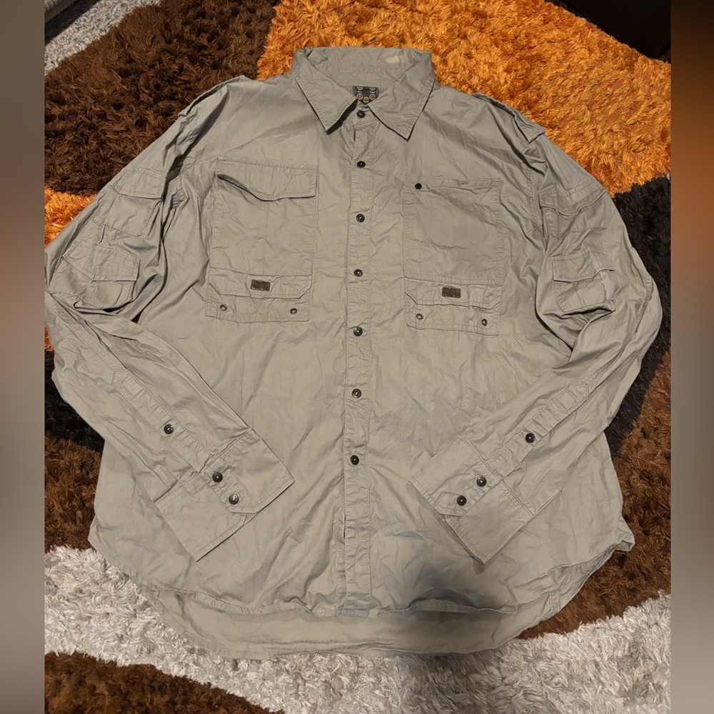 Gun Metal Blac Label, Plus Sized, Button Down, Shirt